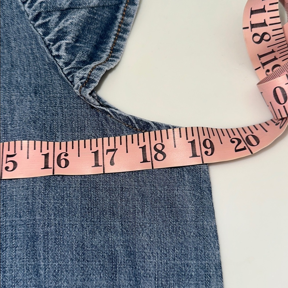 She + Sky Blue Denim Casual Dress - Picture 9 of 9